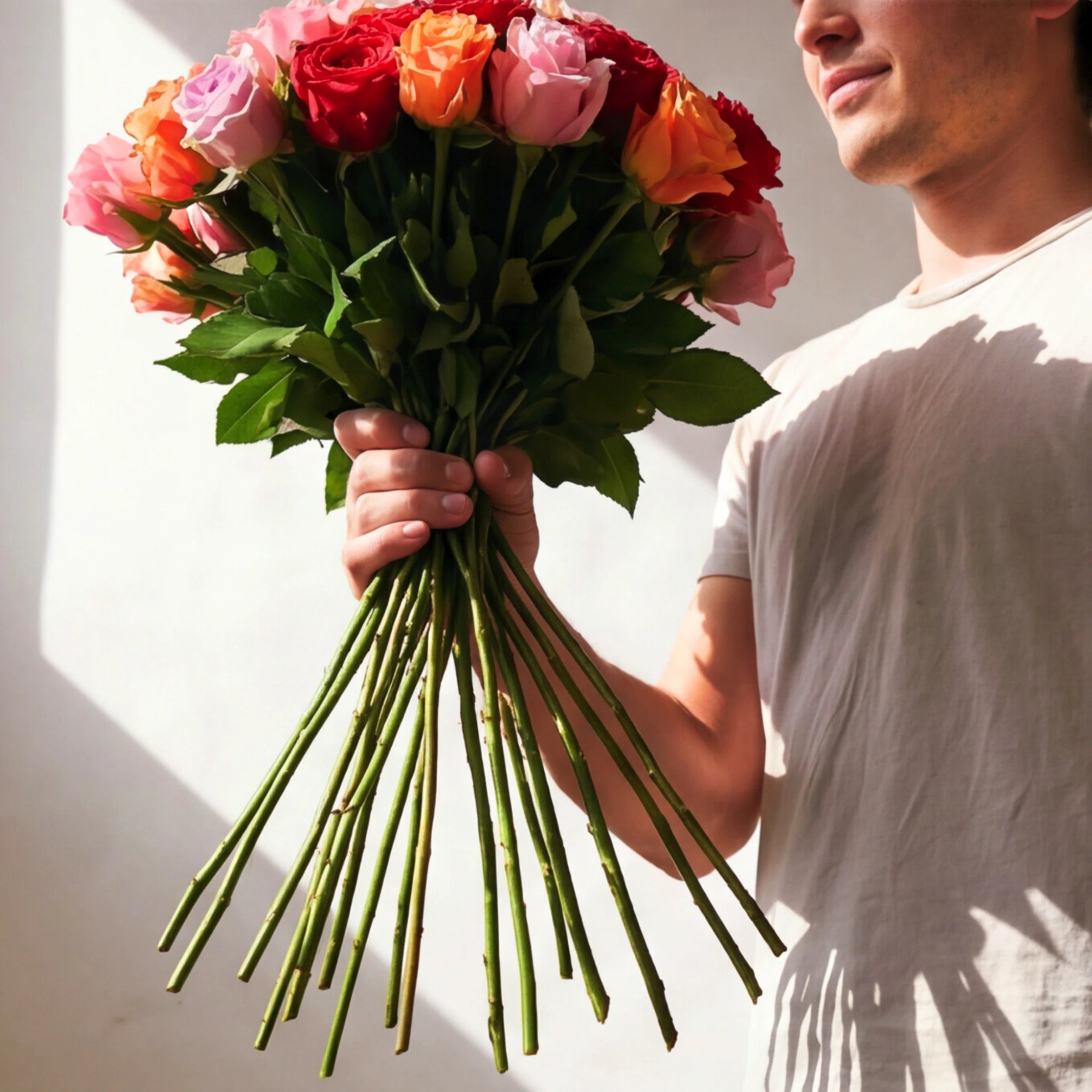 Vibrant Rose Bouquet - image 4