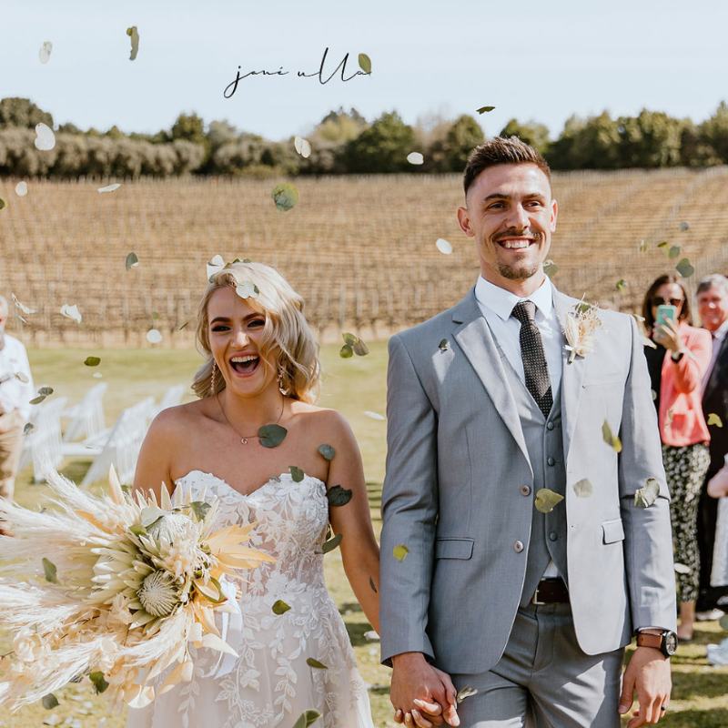 wedding dress hire, wedding gowns, bridal bouquet, grooms suit