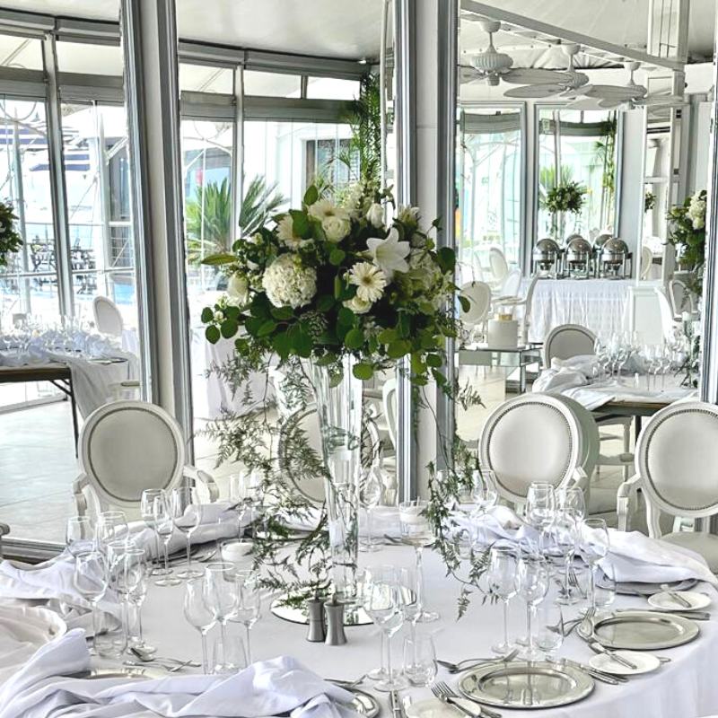 white wedding, muslim wedding, fabulous flowers, wedding