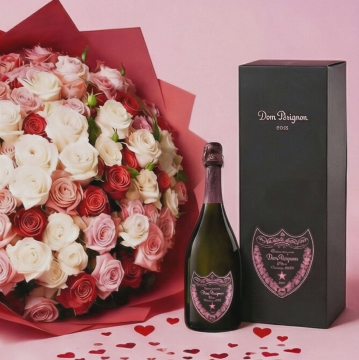 Video of the Champagne and roses