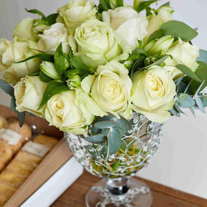 Cream Roses and Cookies | Fabulous Flowers