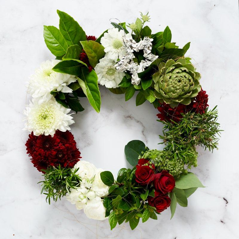 Floral Christmas Wreath | Fabulous Flowers