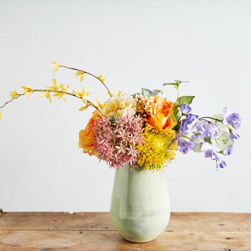 Floral Pop Silk Flower Arrangement | Fabulous Flowers Gift Delivery