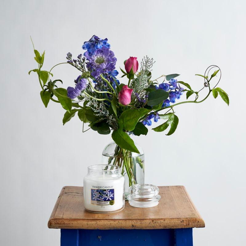 Fragrance and Blue Blooms Gift Set | Fabulous Flowers