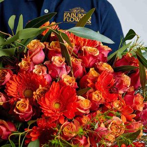 Vibrant orange bouquet | Fabulous Flowers