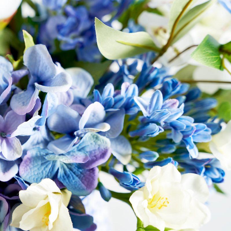 Infinite Blue Silk Arrangement Hydrangeas | Fabulous Flowers