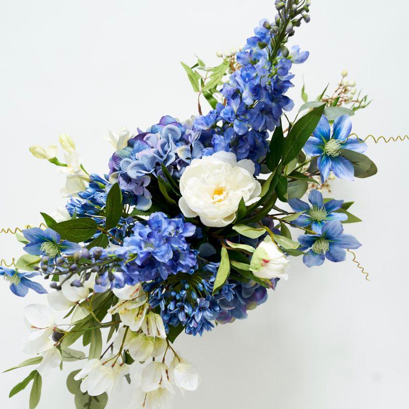 Infinite Blue Silk Arrangement | Fabulous Flowers
