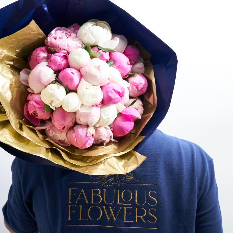 Limited Edition Luxury Peony Bouquets - Fabulous Flowers Cape Town Gift Delivery