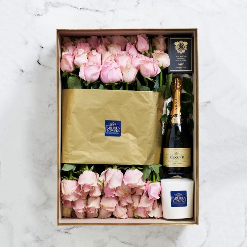 Pastel Pink Opulence Gift Box | Fabulous Flowers