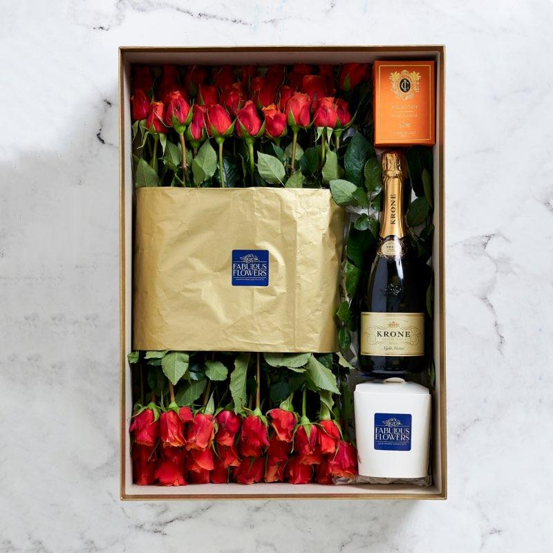 Romantic Opulence Gift Box | Fabulous Flowers