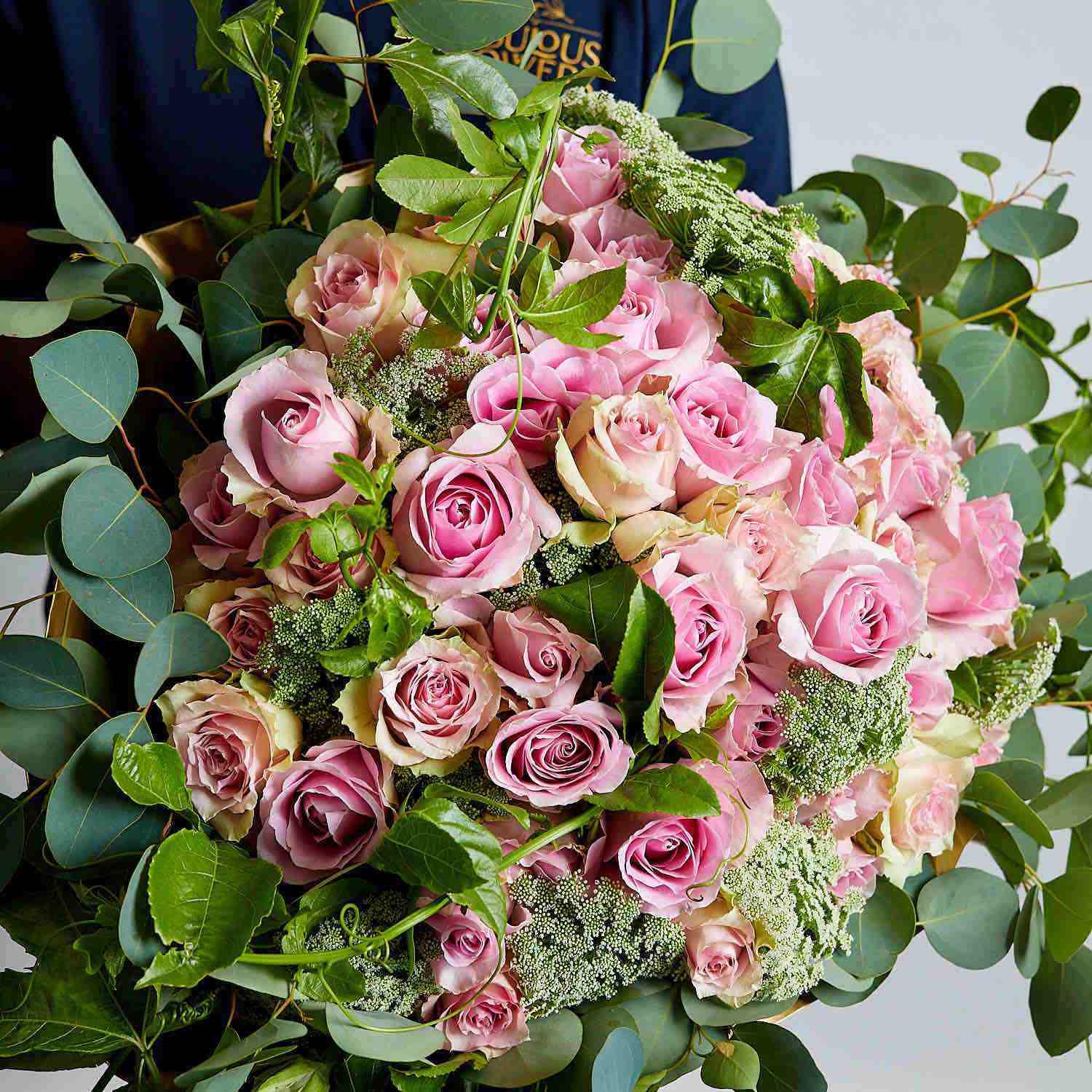 Elegant Rose Garden Bouquet for anniversary gift| Fabulous Flowers