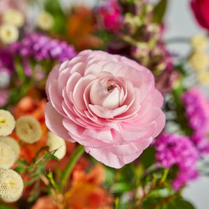 local florist near me, pink flowers, greenery, cheap flowers