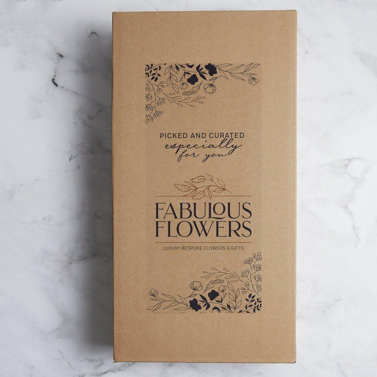 White Flowers in a Box - Fabulous Flowers Cape Town Flower Delivery
