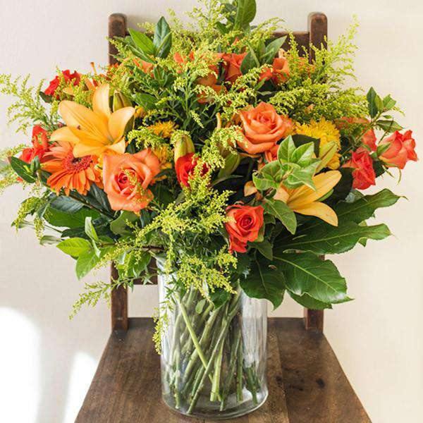 Bright_Orange_Bouquet_Congratulations_Gift - Fabulous Flowers Cape Town Flower Delivery