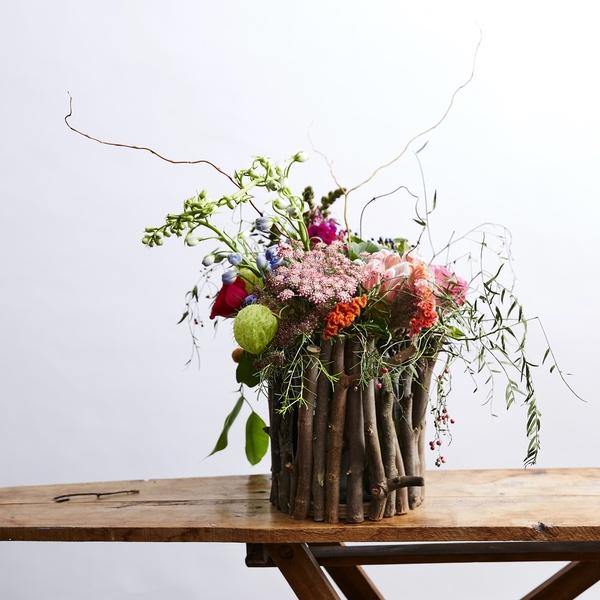 Handcrafted Abundant Forest flower arrangement- Fabulous Flowers Cape Town Flower Delivery